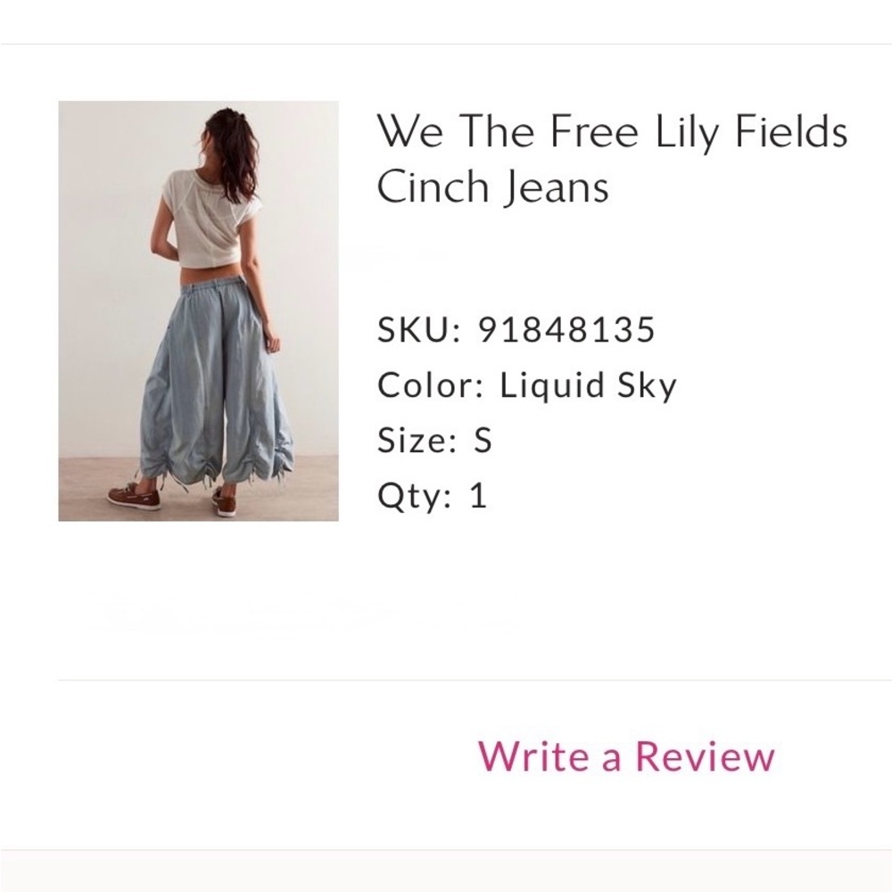 We The Free Lily Fields Cinch Jeans - Liquid Sky Blue